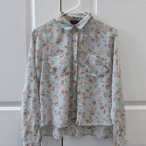 Topshop floral shirt